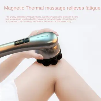 Daugiafunkcinis magnetinis rankinės, viso kūno masažas terminio vaizdavimo, mechaninė grožio, meridian šildymo, elektromagnetinė terapija