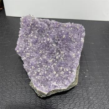 1,5 kg Natūralus Ametistas Kristalų Sankaupos Kvarco Druzy Geode Akmens Gydomąsias