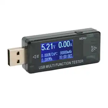 USB Testeris Įtampa Srovės Nustatymo LCD Ekranas Didelis Tikslumas USB Power Metras 0-5.5. 4-30 V for PC