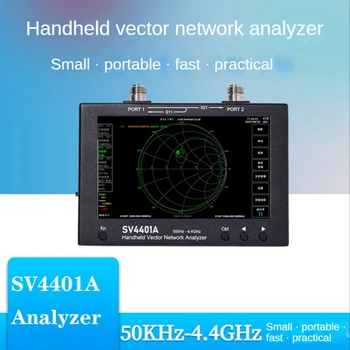 SV4401A 50Khz-4.4 Ghz Vektoriaus Tinklo Analizatorius 7-Colių Jutiklinis Ekranas 1001 Skenavimo Taškų Antenos Analizatorius