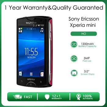 Sony Ericsson Xperia mini Restauruotas Originalus, Atrakinta, ST15 ST15i 5MP Mobilųjį Telefoną, Aukštos kokybės, Nemokamas pristatymas restauruotas