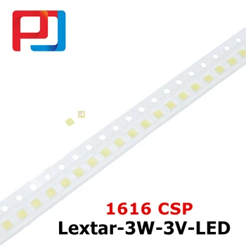 50pcs Originalus Lextar LED 1616 Žibintas Karoliukai šaltai balta 3W High Power 3V 190LM LED LCD PULAR TV Apšvietimas Taikymo ŠSD