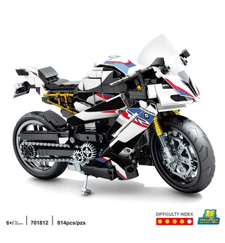 Modeliavimo Technikos Ss Kūrimo Bloką Vokietijos Markės Varikliu Bm S1000rr Motociklo Modelis Plytų Žaislų Kolekcija Berniukams Dovanos