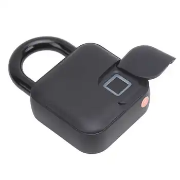  Pirštų atspaudų Užraktas Keyless Smart Anti‑Theft Spynos USB Įkrovimo Durų Spinta Bendrabutis IP65 Vandeniui