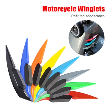 Universalus Motociklas Winglet Spoileris, Dinamiška Dekoracija Lipdukas, Skirtas Yamaha R1 2009 2014 M. Ninja 300 Priedai Yamaha Fz6 S2
