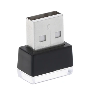 Automobilių Mini USB LED Žibintai, Dekoratyviniai Šalies Modeliavimo Automobilių Nešiojamų Kištukas Auto Interjero Led