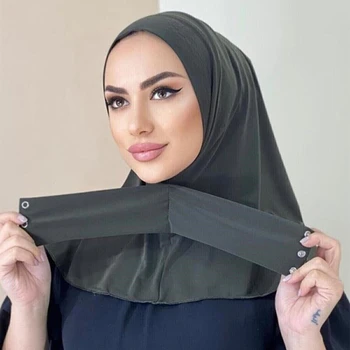 Momentiniai variklio Dangtis, Hijab Jersey Hijab Bžūp Reguliuojamas Kaklaraištis Atgal Undercap Musulmonų Moterys Skrybėlę Turbaną Skrybėlę, Moteris Hijabs Moteris Hijab