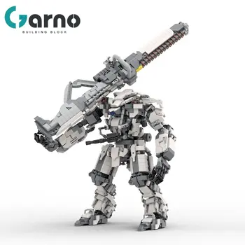 Garno MK17 Guardianed Mech Robotas Knight Modelio Kūrimo Bloką Robotas Veiksmų Skaičiai Plytų Deformacijos Kardas Surinkti Žaislą Berniukas Dovanos