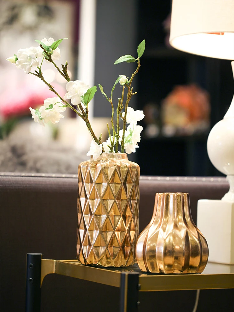 Gėlių vazos, gėlių menas, gyvenamasis kambarys, vazos, dekoratyvinės kūrybiškumą, vazos, keramika imitacija gėlių ornamentais