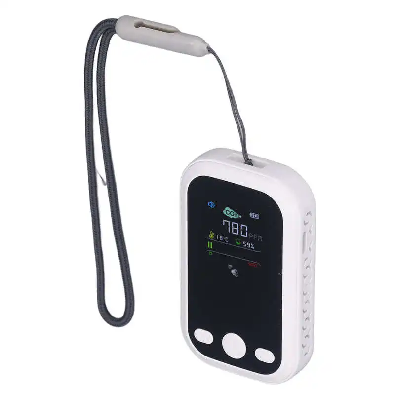  Kokybės Matuoklis Saugus Signalizacijos 5V Aukštos raiškos CO2 Detektorius Tiksliai USB Įkrovimo Šeimoms
