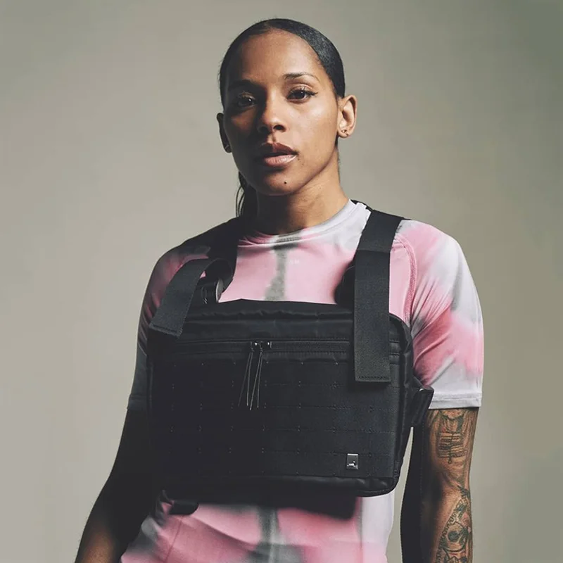 Naujas Streetwear Krūtinės Įrenginys Maišelį Unisex Mados Hip-Hop 'o Krūtinės Krepšiai Moterims Taktinė Liemenė Dirželis Krūtinės Pack Vest Hip-hop' o Diržo Maišelis HW752